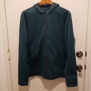 💥North face mens green zip up hoodie💥